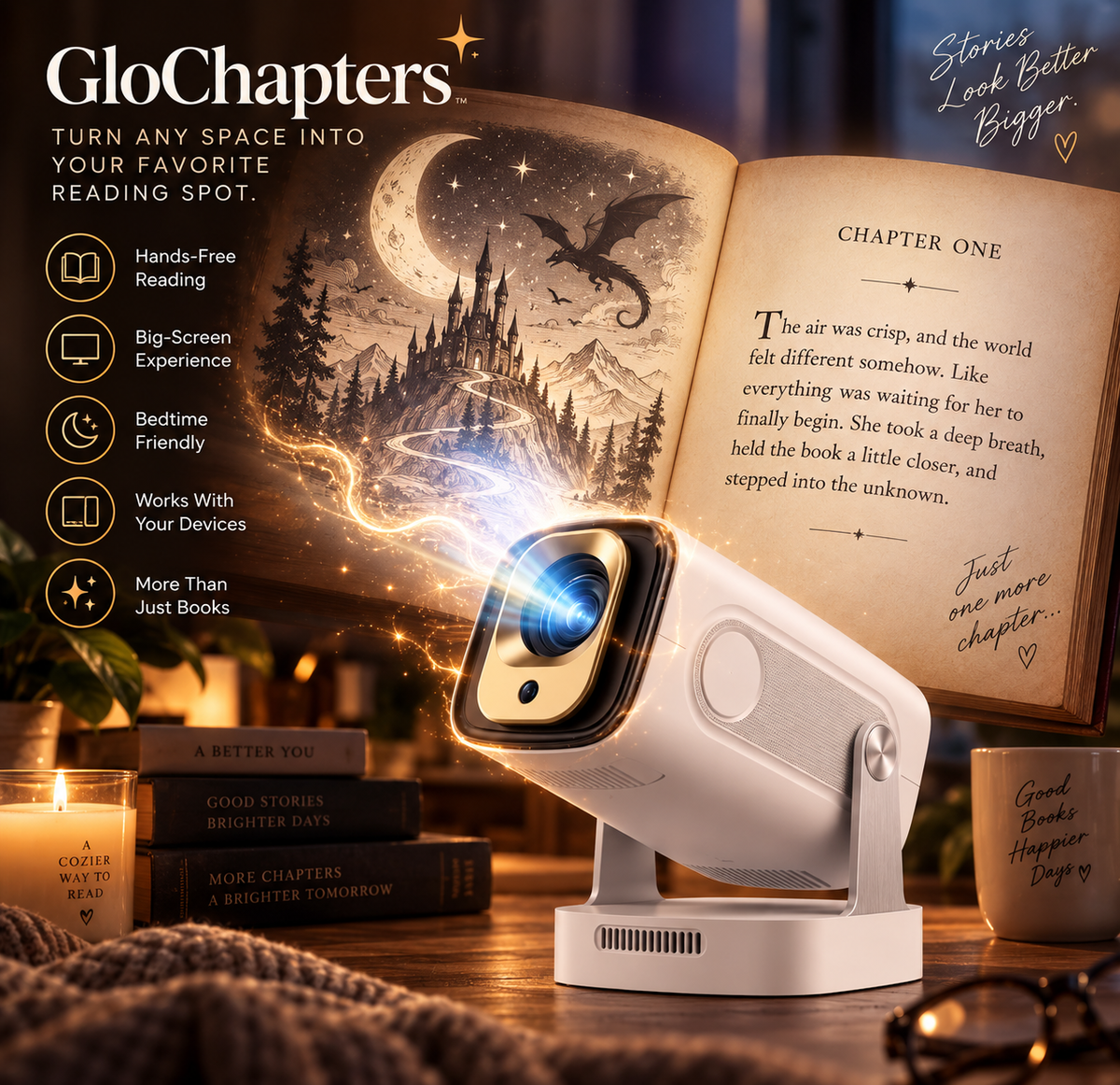GloChapters - Book Projector